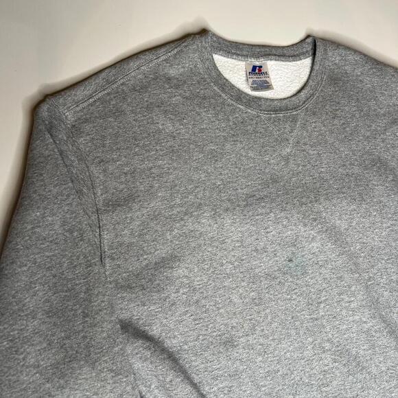 Vintage Russell Athletic Gray Crewneck Sweatshirt XXL – Classic Fit, Cotton - Picture 8 of 8
